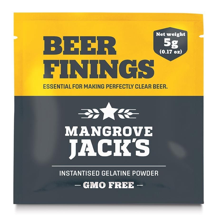 Mangrove Jack's Beer Finings Sachet 5gm NZ Brewing Supplies Ltd
