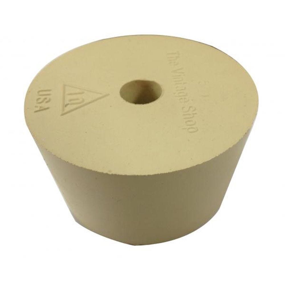 Rubber stopper, 10 w/airlock hole (for plastic carboy) NZ Brewing