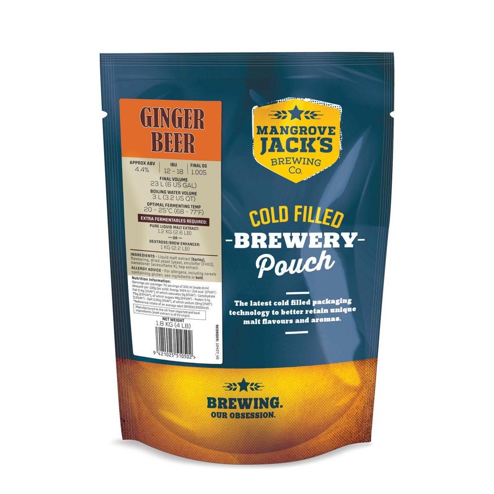Mangrove Jack's Traditional Ginger Beer - 1.8kg