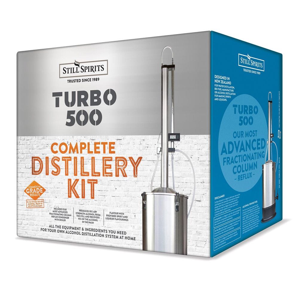 KIT: Still Spirits T500 ( Turbo 500 ) Complete Distillery SS Condenser